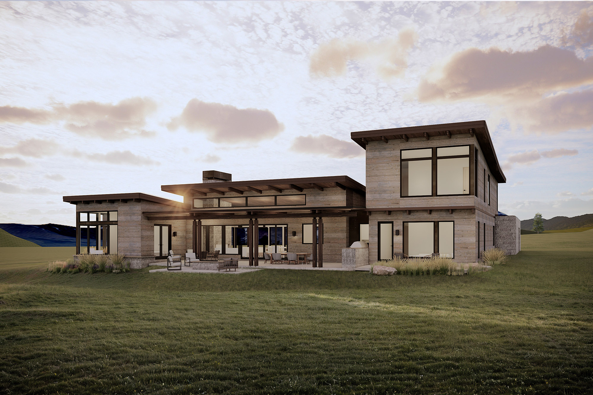 modern home in eagle co