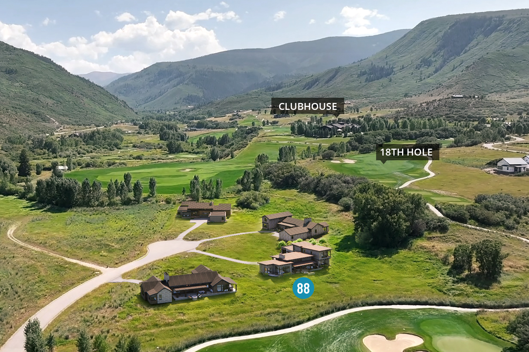 golf course homes in eagle co